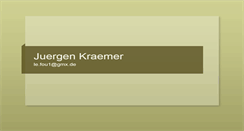 Desktop Screenshot of physiotherapie-kraemer.de